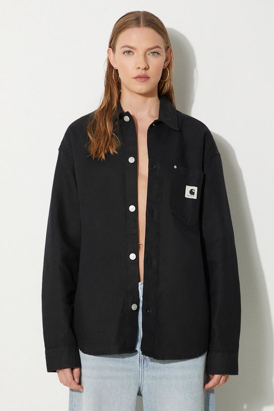Πουκάμισο με μείγμα από λινό Carhartt WIP Ethel Shirt Jac