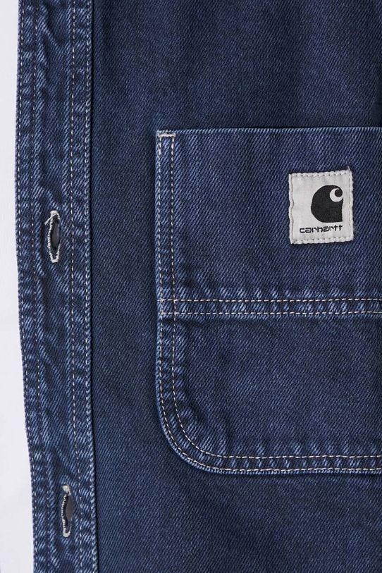 Τζιν μπουφάν Carhartt WIP Georgia Shirt Jac I033747.29L4J σκούρο μπλε