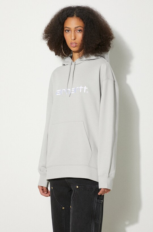 Mikina Carhartt WIP Hooded Carhartt sivá I033648.2AXXX