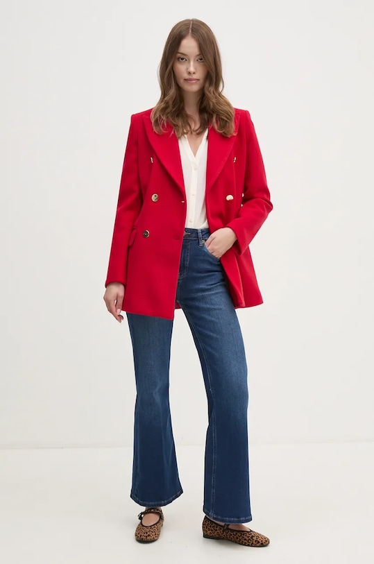 United Colors of Benetton koszula 59WJDQ09A beżowy AW24