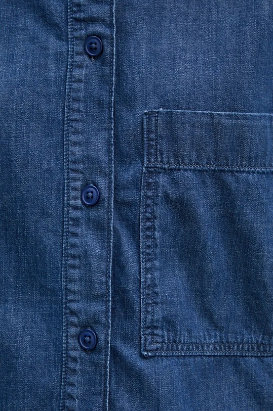 Τζιν πουκάμισο United Colors of Benetton 5FV6DQ096 σκούρο μπλε