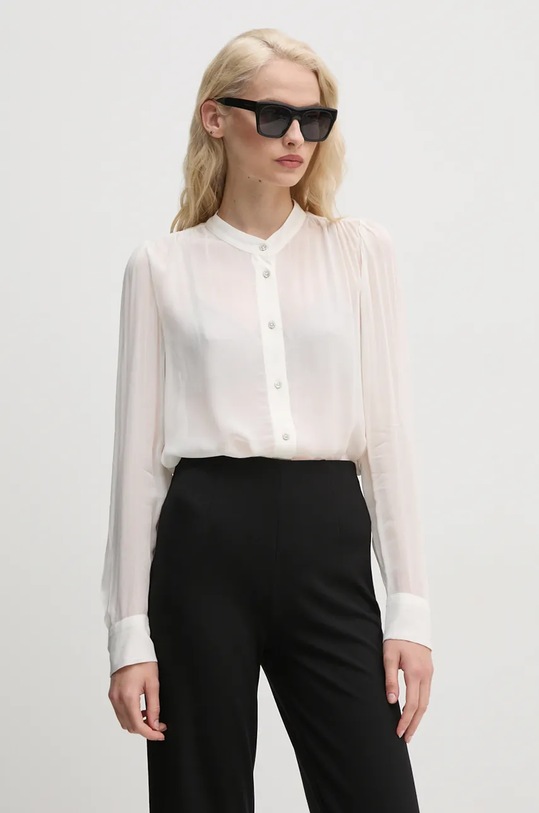 Košulja United Colors of Benetton bež 5TDEDQ09K