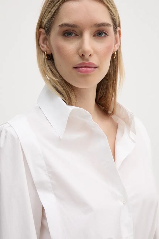 United Colors of Benetton koszula bawełniana biały 5UJFDQ09C