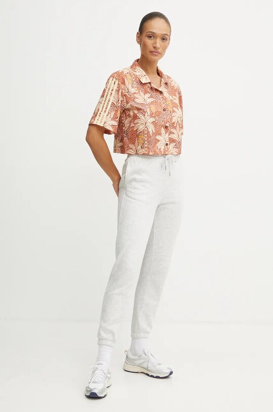 Košeľa adidas x Farm Rio IW5185 oranžová AW24