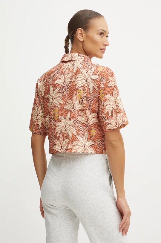 Oblečenie Košeľa adidas x Farm Rio IW5185 oranžová