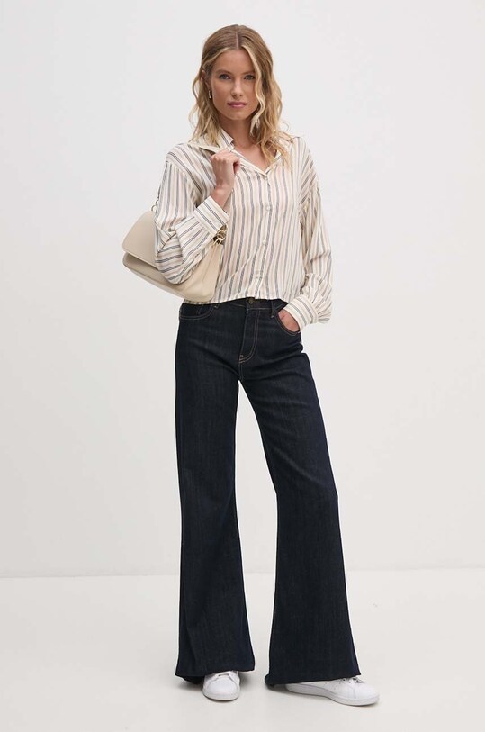 Рубашка United Colors of Benetton 5TUQDQ0BK бежевый AW24
