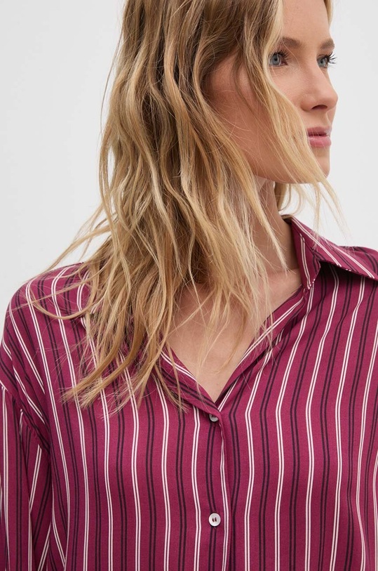 United Colors of Benetton camasa burgundia 5TUQDQ0BK