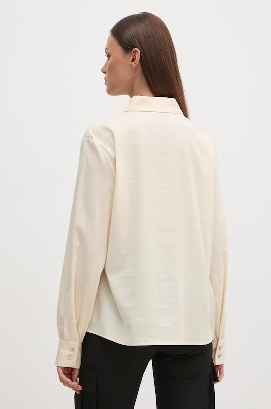 Oblečenie Košeľa United Colors of Benetton 5LLEDQ0A7 béžová