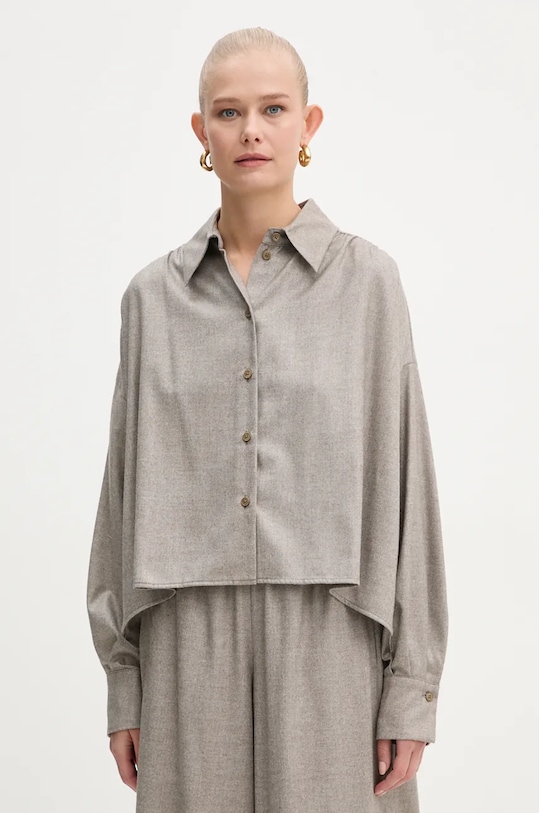 Drykorn camasa lung bej 87513.120223