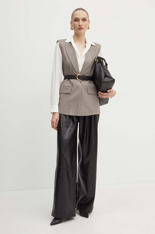 Marella camasa din amestec de matase 2423116031200 bej AW24