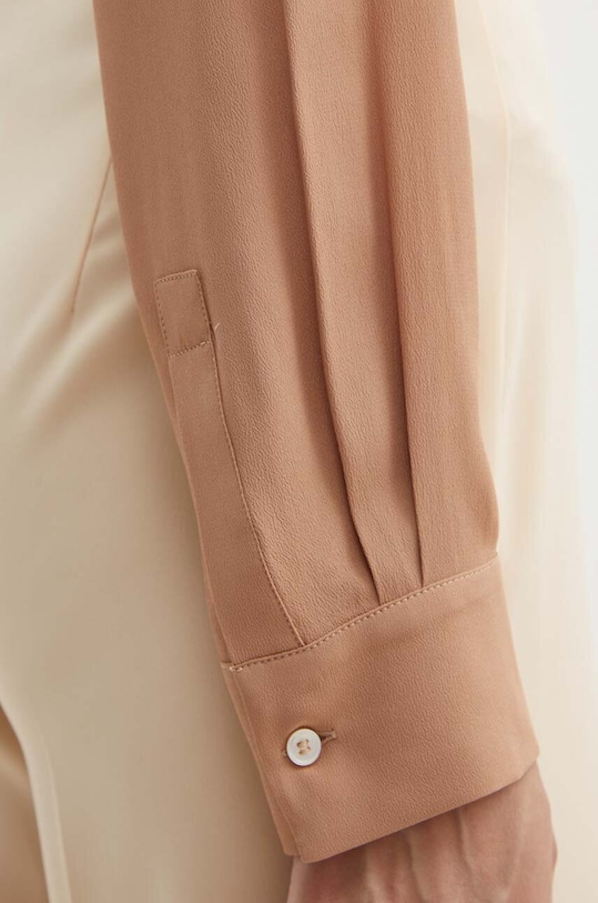 Marella camasa din amestec de matase 2423116031200 bej