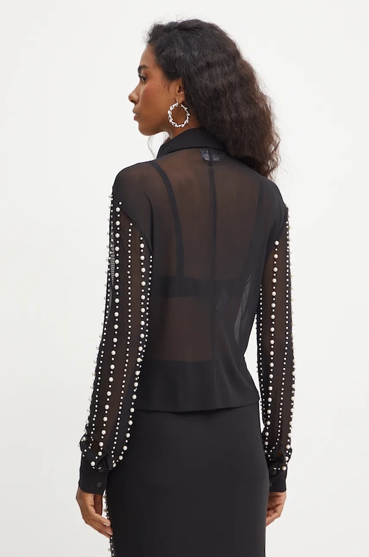 Odzież Versace Jeans Couture koszula 77HALI13.CJM01 czarny