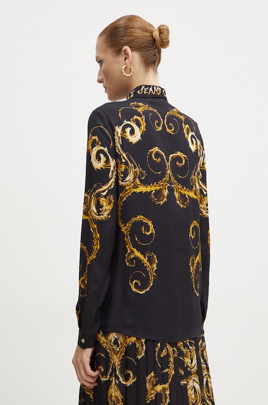 Ρούχα Πουκάμισο Versace Jeans Couture 77HAL2P1.NS540 μαύρο