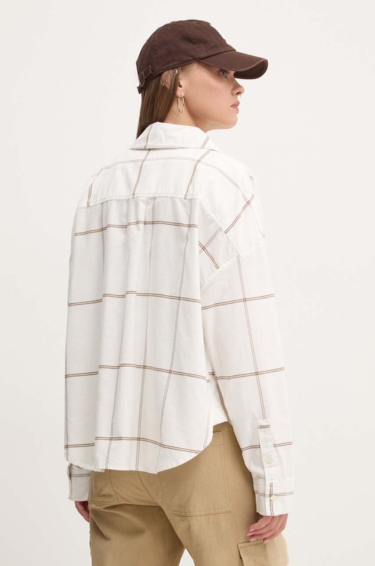 Îmbrăcăminte Vans camasa din bumbac VN000HHAFS81 alb