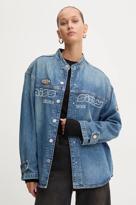 Džínová košile Miss Sixty riflovina modrá 6L3XJ5180000