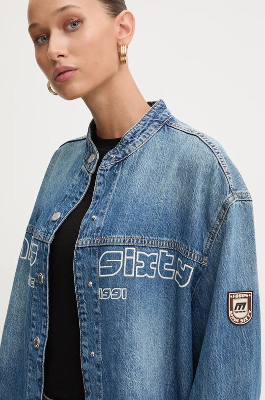 Miss Sixty camicia di jeans blu 6L3XJ5180000