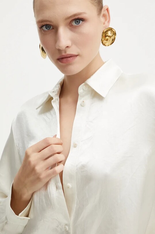 Košulja Max Mara Leisure bež 2426196018600