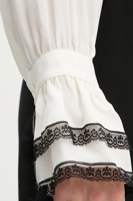 The Kooples koszula jedwabna FCCL29004K biały