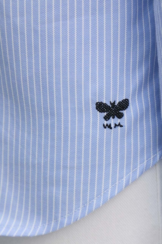 Weekend Max Mara koszula bawełniana 2425116052600 niebieski