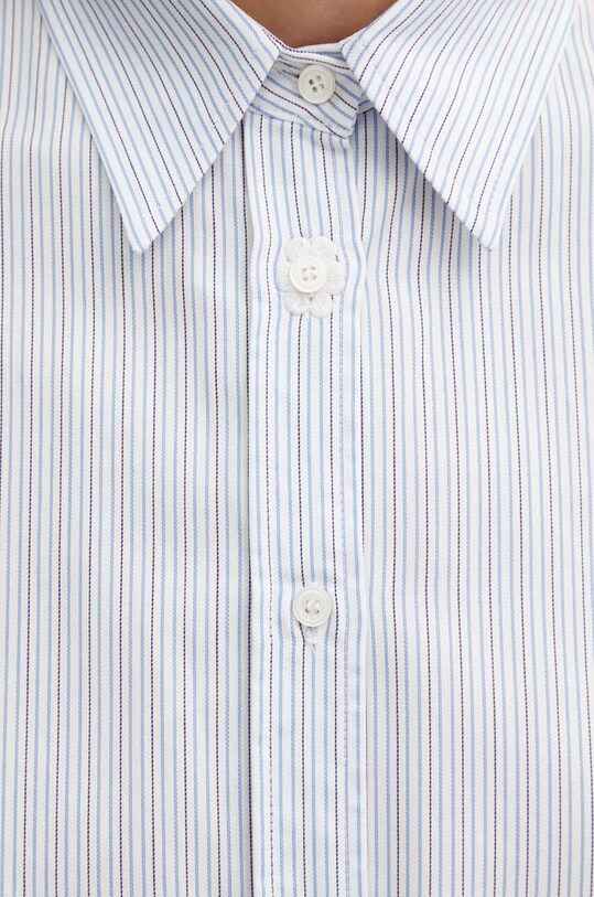 Weekend Max Mara camasa din bumbac 2425196016600 albastru