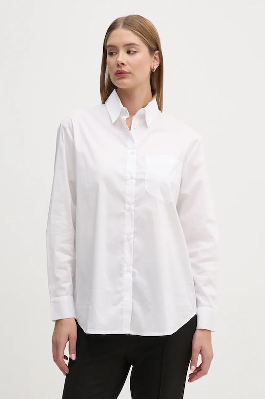 United Colors of Benetton koszula z elastanem biały 51JUDQ0A1