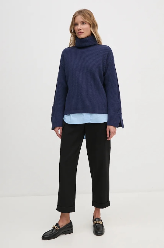 Сорочка United Colors of Benetton 51JUDQ0A1 блакитний AW24