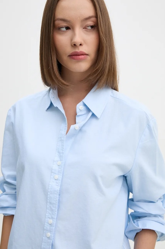 United Colors of Benetton camasa din bumbac albastru 5UPQDQ006