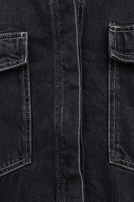 American Vintage koszula jeansowa YOP06CH24 czarny
