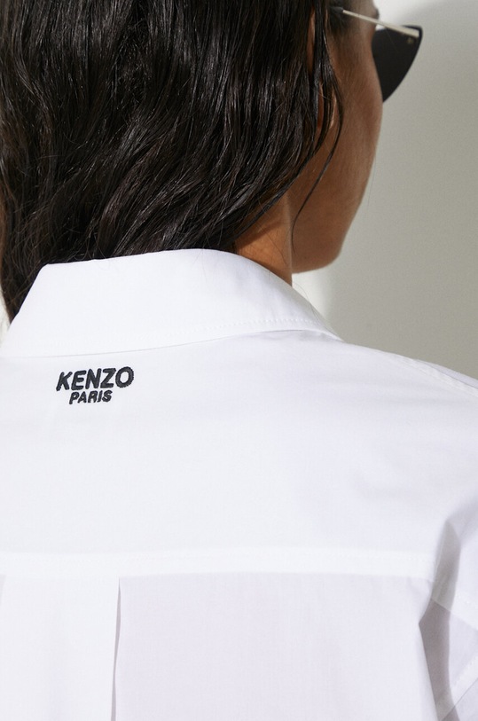 Kenzo koszula bawełniana Boke Flower Oversized Shirt FE62CH2569LS.01