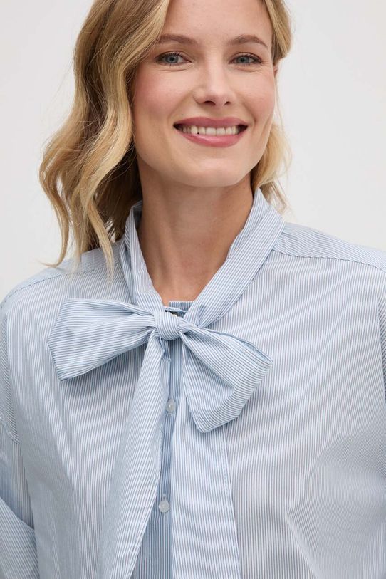 Pepe Jeans koszula bawełniana KARYSHA niebieski PL304927