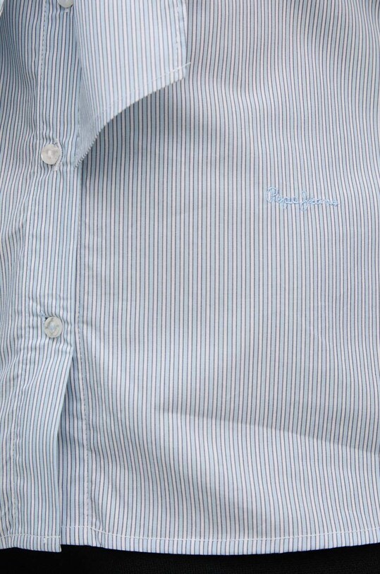 Бавовняна сорочка Pepe Jeans KARYSHA PL304927 блакитний