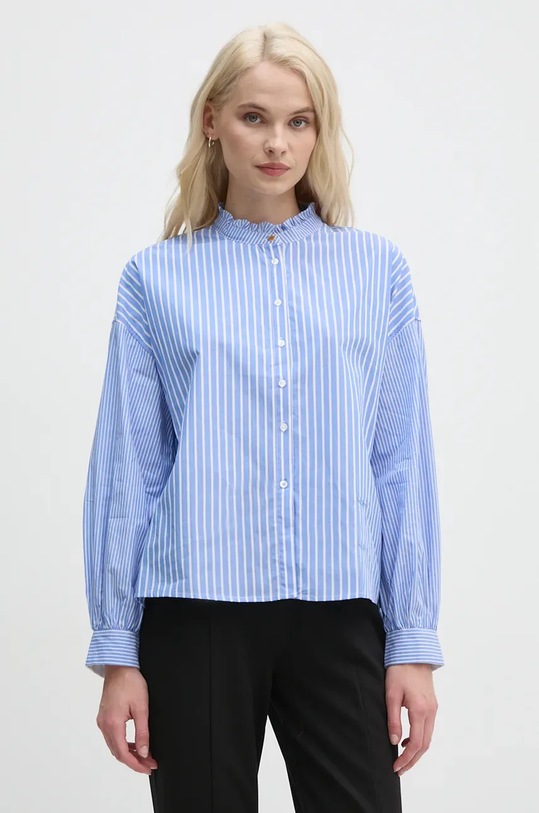 Pepe Jeans koszula bawełniana PIPERY casual niebieski PL304935