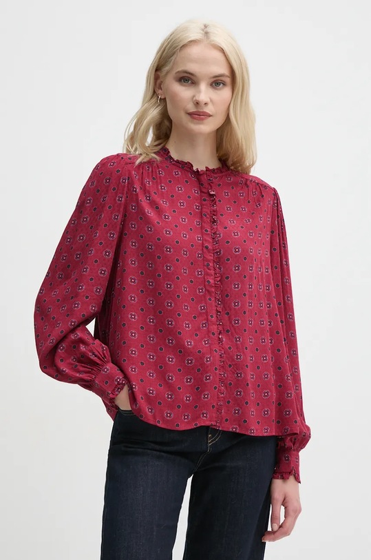 Pepe Jeans camasa ORA lung rosu PL304943