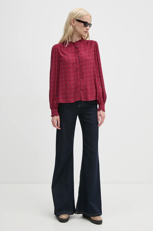 Pepe Jeans camasa ORA PL304943 rosu AW24