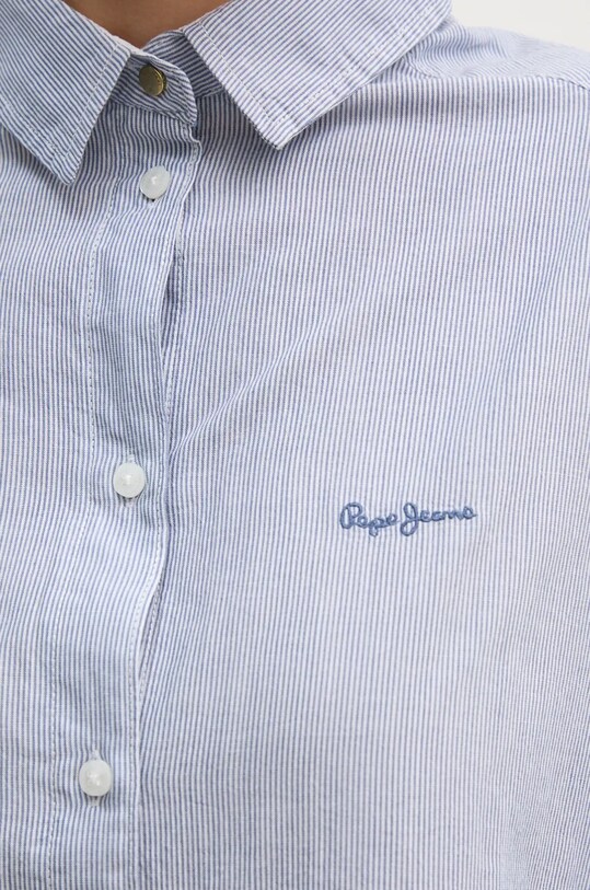 Pepe Jeans camicia in cotone PAULAS PL304955 blu
