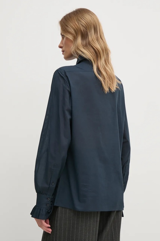 Ρούχα Βαμβακερό πουκάμισο Barbour Barbour x Alexa Chung LSH1657 σκούρο μπλε