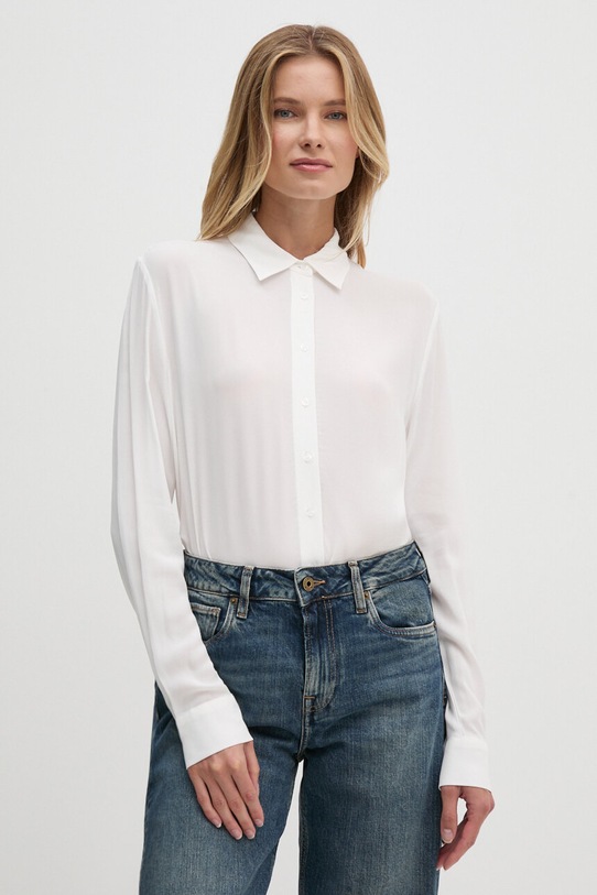 Sisley koszula klasyczny biały 5ZMZLQ07I