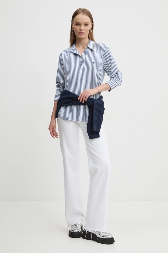 Abercrombie & Fitch camasa KI140.4439.204 albastru AW24
