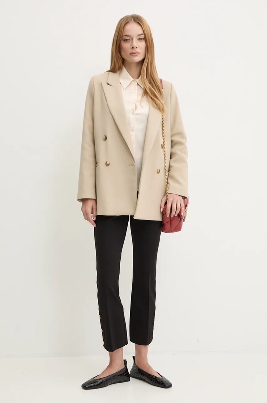 Twinset koszula 242TP2477 beżowy AW24