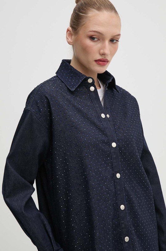 Twinset koszula jeansowa granatowy 242AP2360