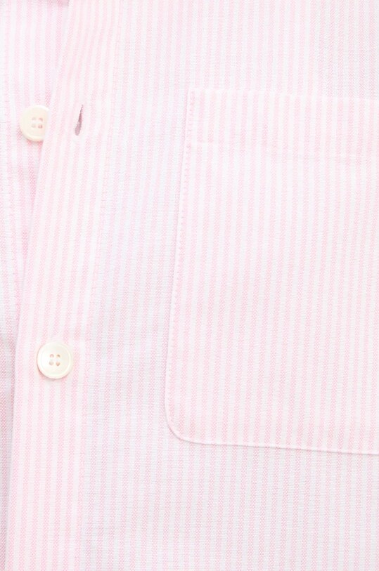 Бавовняна сорочка A.P.C. chemise boyfriend logo COGUH.F12550 рожевий