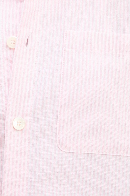 Бавовняна сорочка A.P.C. chemise boyfriend logo COGUH.F12550 рожевий