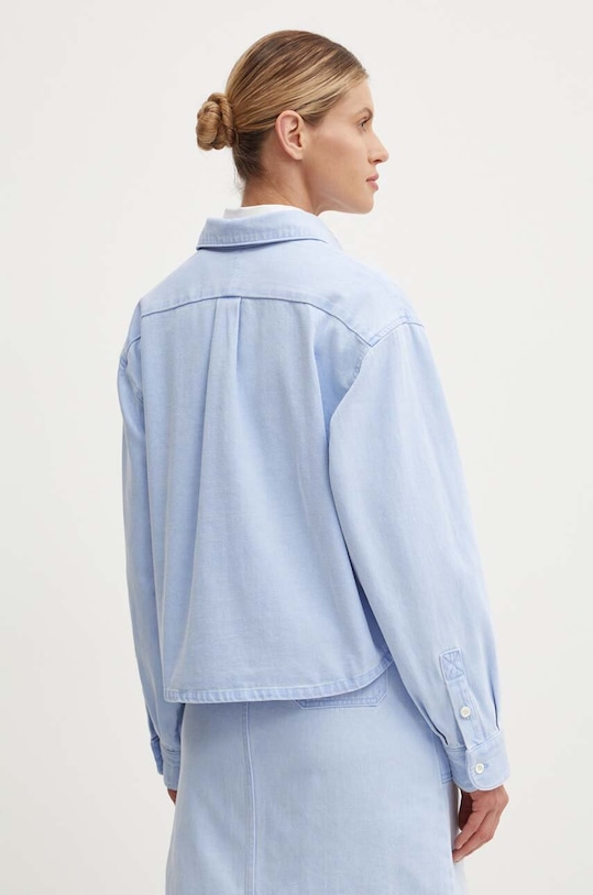 Odzież A.P.C. koszula jeansowa surchemise samantha brodee COGZS.F02895 niebieski