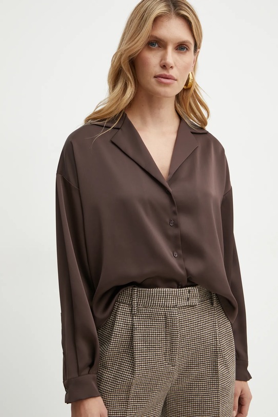 Πουκάμισο MAX&Co. casual καφέ 2426116013200