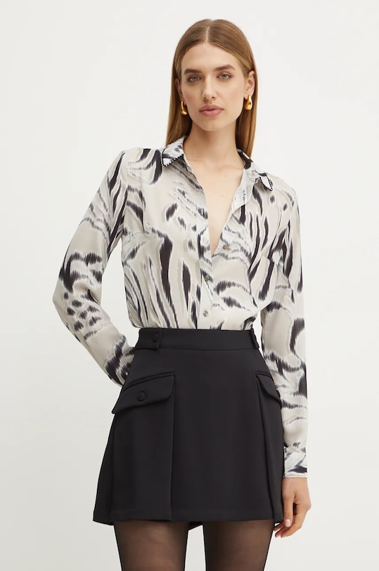 Košile Guess CLOUIS regular béžová W4BH56.WGLA2