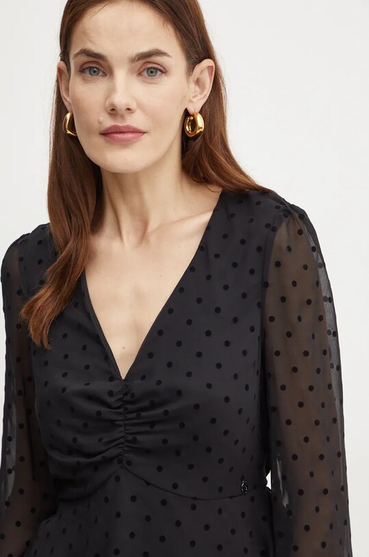 Guess bluza OLYMPE negru W4BH64.WGLF0
