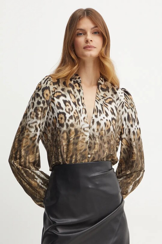 Рубашка Guess RITA узор коричневый W4BH66.WGLK2