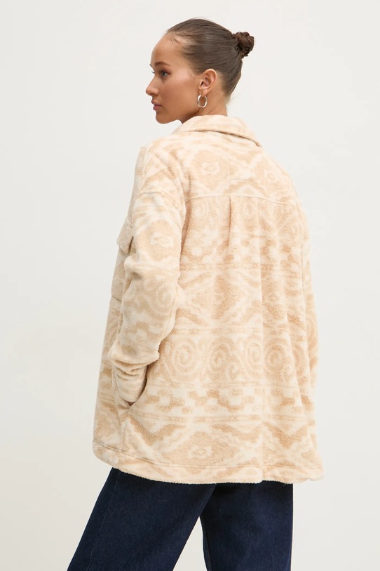 Ρούχα Πουκάμισο μπουφάν Billabong Happy Camper Shacket ABJFT00417 μπεζ