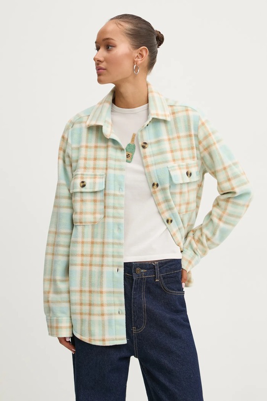 Флісова сорочка Billabong Forge Fleece візерунок зелений ABJFT00423