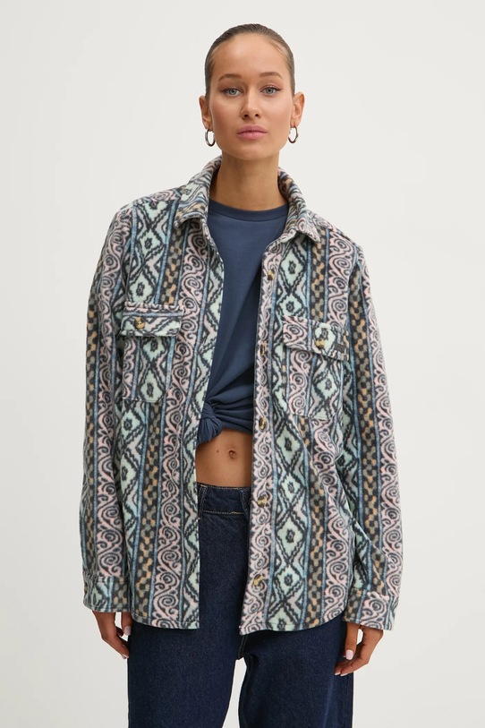 Billabong cămașă din lână Forge Fleece lung gri ABJFT00423